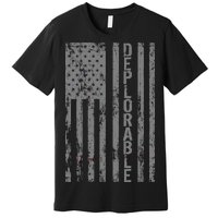 Deplorable United States of America USA Vintage Flag Premium T-Shirt