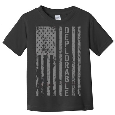 Deplorable United States of America USA Vintage Flag Toddler T-Shirt