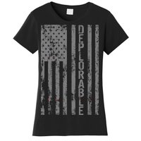 Deplorable United States of America USA Vintage Flag Women's T-Shirt