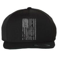 Deplorable United States of America USA Vintage Flag Wool Snapback Cap