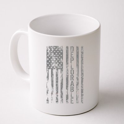 Deplorable United States of America USA Vintage Flag Coffee Mug