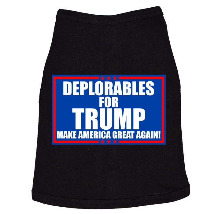 Deplorables For Trump Make America Great Again Doggie Tank