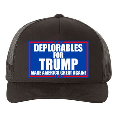 Deplorables For Trump Make America Great Again Yupoong Adult 5-Panel Trucker Hat