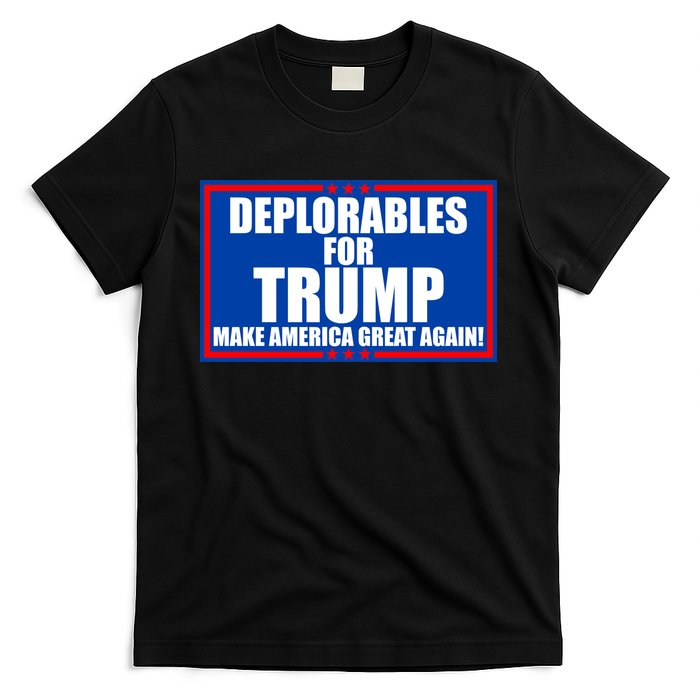 Deplorables For Trump Make America Great Again T-Shirt