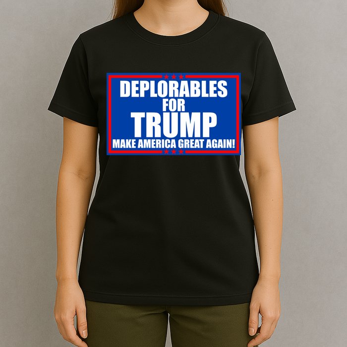 Deplorables For Trump Make America Great Again T-Shirt