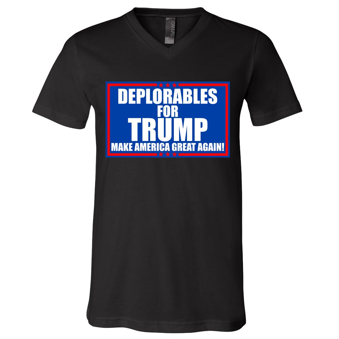 Deplorables For Trump Make America Great Again V-Neck T-Shirt