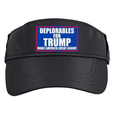 Deplorables For Trump Make America Great Again Adult Drive Performance Visor
