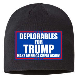 Deplorables For Trump Make America Great Again Sustainable Beanie