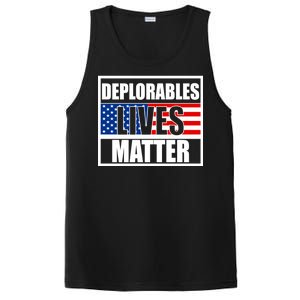 Deplorables Lives Matter USA Vote Trump 2020 PosiCharge Competitor Tank