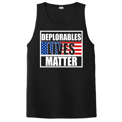 Deplorables Lives Matter USA Vote Trump 2020 PosiCharge Competitor Tank