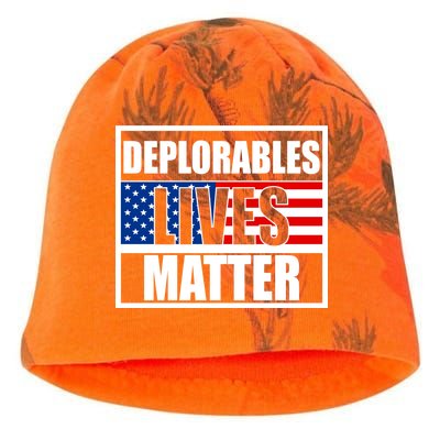 Deplorables Lives Matter USA Vote Trump 2020 Kati - Camo Knit Beanie