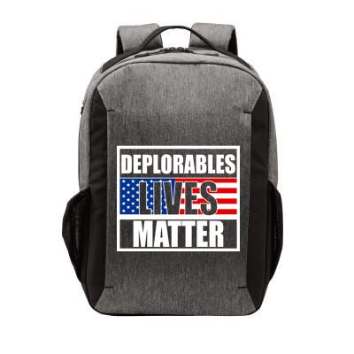 Deplorables Lives Matter USA Vote Trump 2020 Vector Backpack