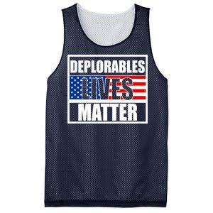 Deplorables Lives Matter USA Vote Trump 2020 Mesh Reversible Basketball Jersey Tank