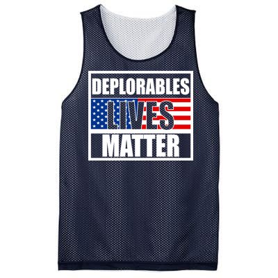 Deplorables Lives Matter USA Vote Trump 2020 Mesh Reversible Basketball Jersey Tank