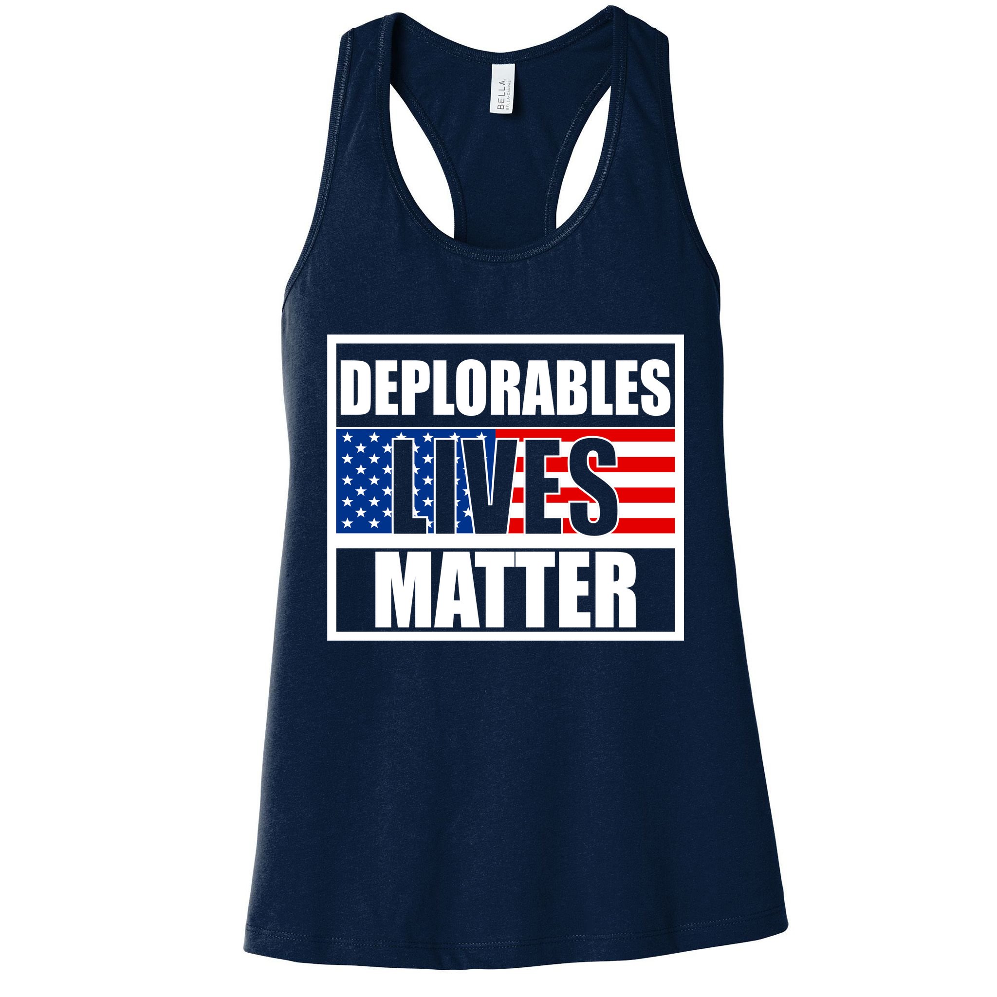Deplorables Lives Matter USA Vote Trump 2020 Womens Tank Top