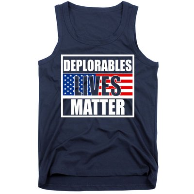 Deplorables Lives Matter USA Vote Trump 2020 Tank Top