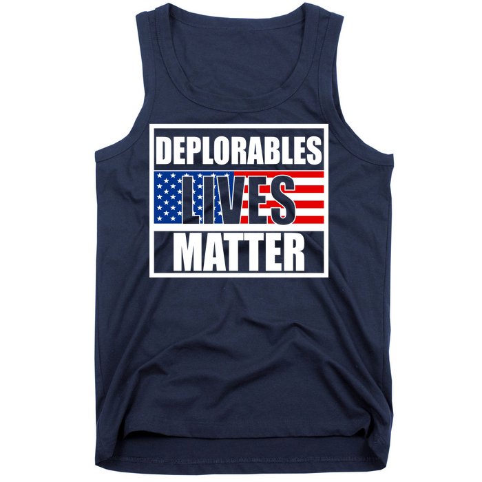 Deplorables Lives Matter USA Vote Trump 2020 Tank Top