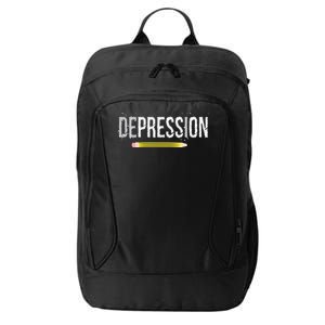 Depression Pencil City Backpack