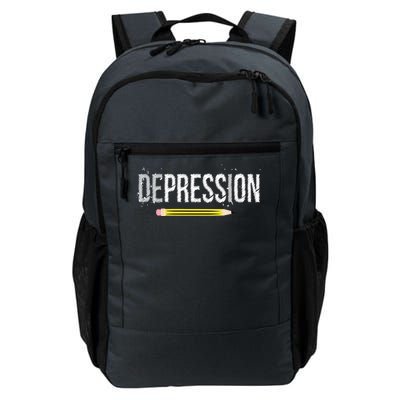 Depression Pencil Daily Commute Backpack