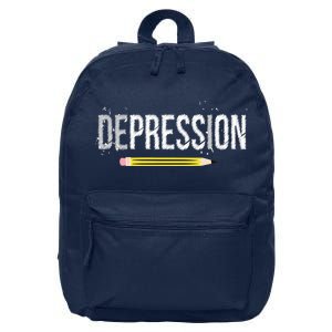 Depression Pencil 16 in Basic Backpack