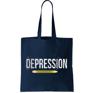 Depression Pencil Tote Bag