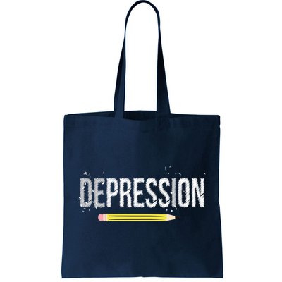 Depression Pencil Tote Bag