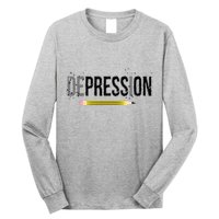 Depression Pencil Long Sleeve Shirt