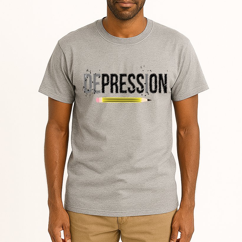 Depression Pencil Tall T-Shirt