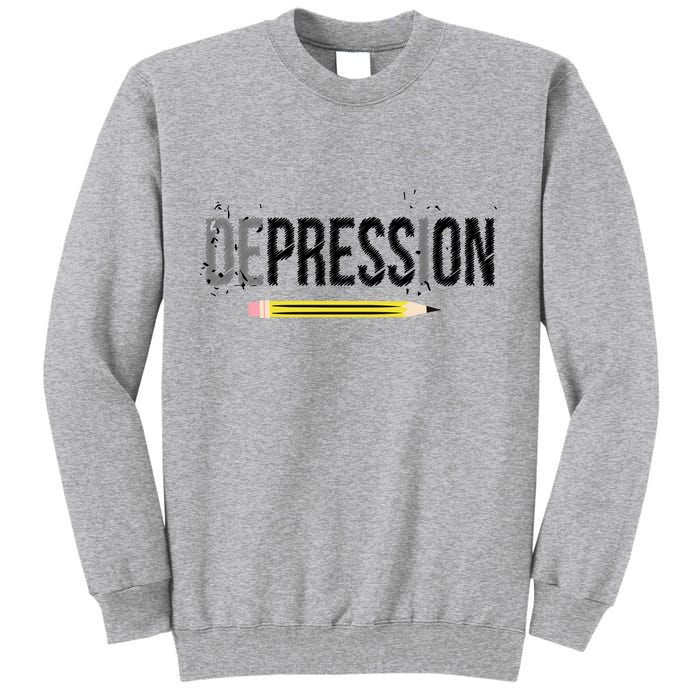 Depression Pencil Tall Sweatshirt