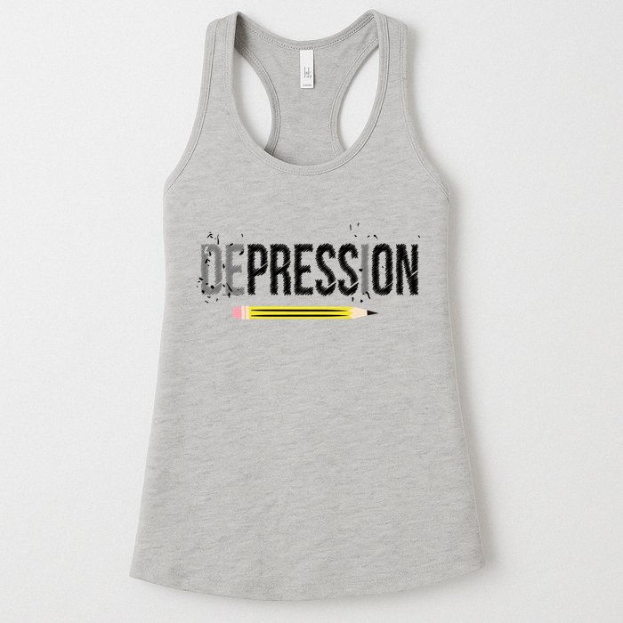 Depression Pencil Womens Tank Top