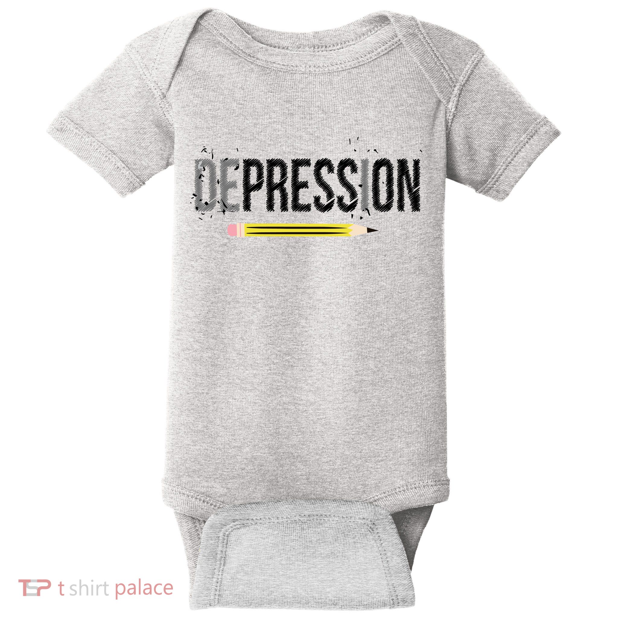 Depression Pencil Baby Bodysuit
