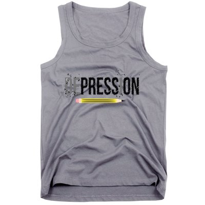 Depression Pencil Tank Top