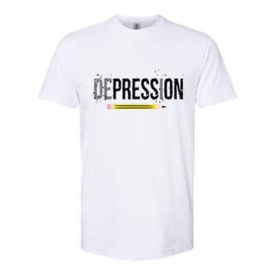 Depression Pencil Softstyle® CVC T-Shirt