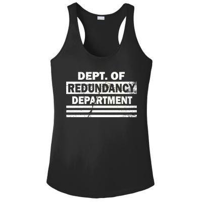 Dept. Of Redundancy Deparment Ladies PosiCharge Competitor Racerback Tank