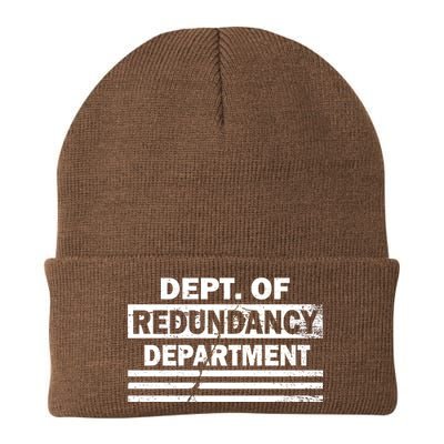 Dept. Of Redundancy Deparment Knit Cap Winter Beanie