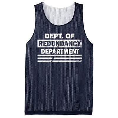 Dept. Of Redundancy Deparment Mesh Reversible Basketball Jersey Tank