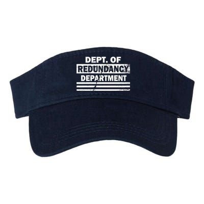 Dept. Of Redundancy Deparment Valucap Bio-Washed Visor