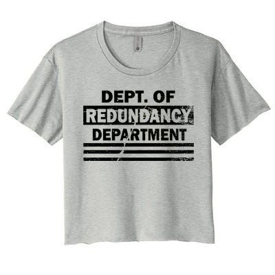 Dept. Of Redundancy Deparment Women's Crop Top Tee