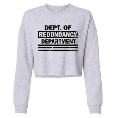 Dept. Of Redundancy Deparment Cropped Pullover Crew