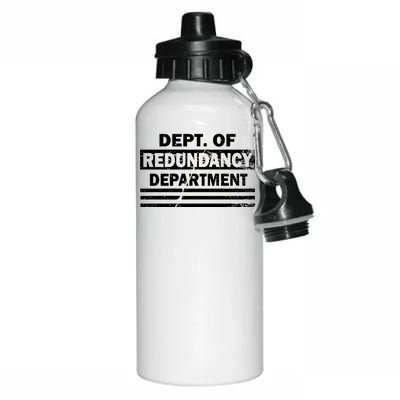 Dept. Of Redundancy Deparment Aluminum Water Bottle