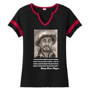 Deputy Festus Haggen Quote Ladies Halftime Notch Neck Tee