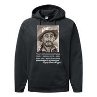 Deputy Festus Haggen Quote Performance Fleece Hoodie