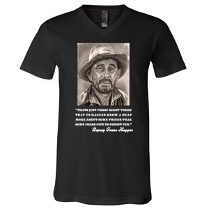 Deputy Festus Haggen Quote V-Neck T-Shirt