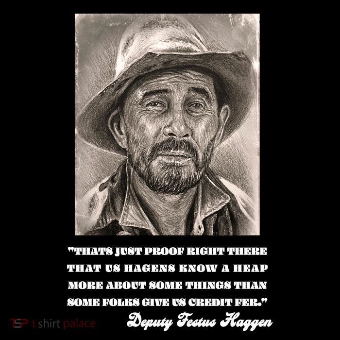 Deputy Festus Haggen Quote Backpack