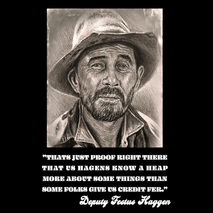 Deputy Festus Haggen Quote 16 in Basic Backpack