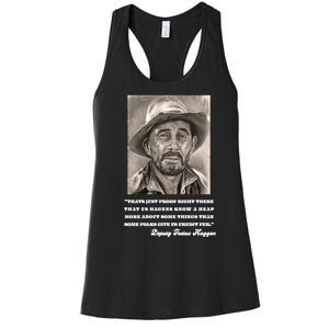 Deputy Festus Haggen Quote Women's Racerback Tank