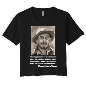 Deputy Festus Haggen Quote Women's Crop Top Tee