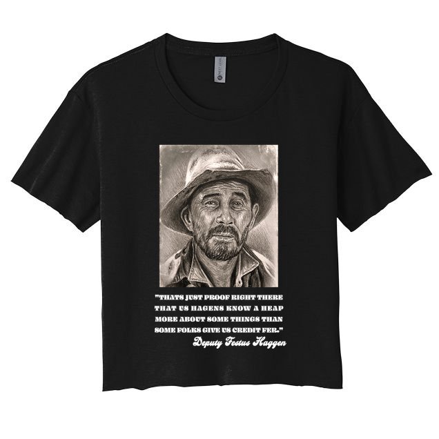 Deputy Festus Haggen Quote Crop Top