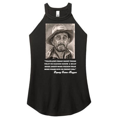 Deputy Festus Haggen Quote Women’s Perfect Tri Rocker Tank