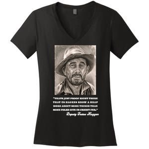 Deputy Festus Haggen Quote Women's V-Neck T-Shirt